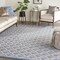 Homeroots 8 x 11 ft. Blue & Gray Indoor & Outdoor Area Rug 385160 - alternate 3